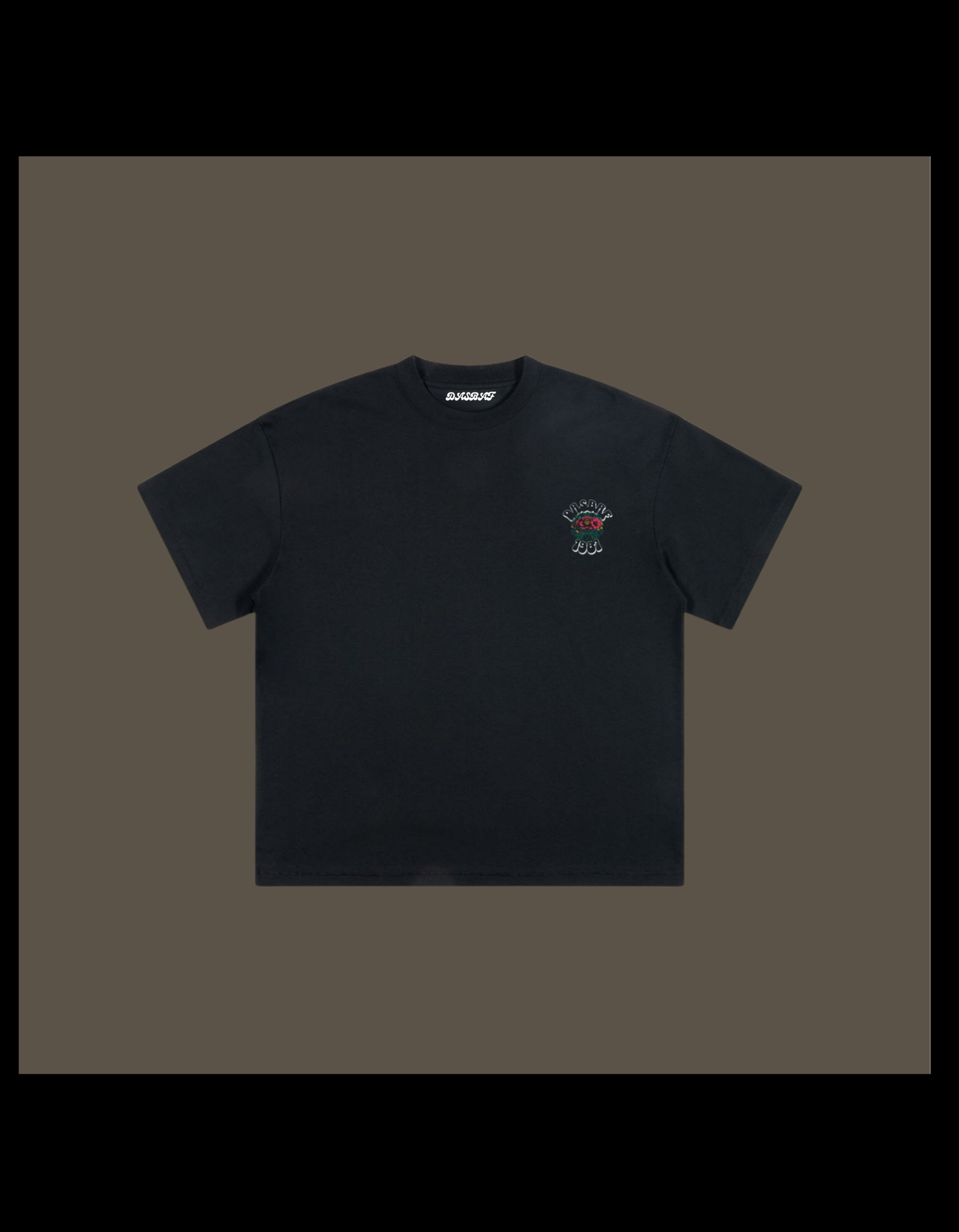 black oversized tshirt