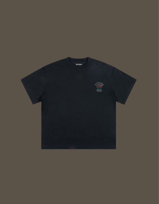 black oversized tshirt